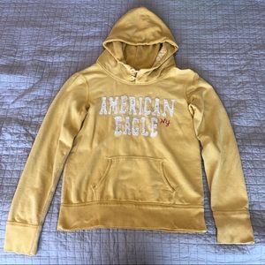 Yellow vintage AE Hoodie